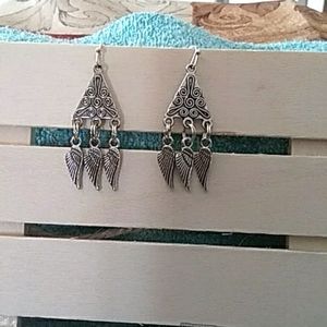 Antique Silver Plated Earrings